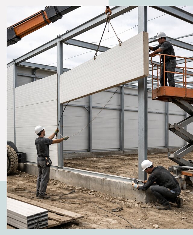 Строительство складов из сэндвич панелей в Волгодонске под ключ